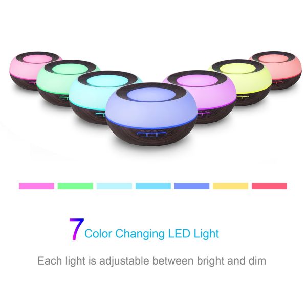 Smart Home Appliances Private Label 300ml Wooden Luxury Air Purifier Diffuser Ultrasonic Essential Oil Diffuser for Home Hotel
