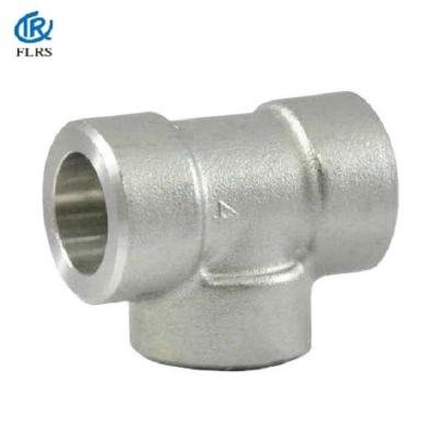 Anti T do igual do soquete do encaixe de tubulação de aço ASME do interruptor da oxidação 6000LB B16.11