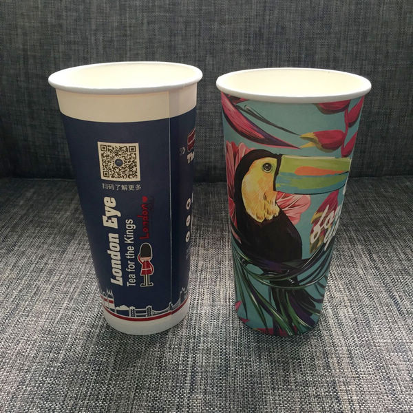 Hot Drink Disposable Paper Cup Cold Drink For Coffee Single Wall Recycle