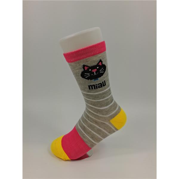 Anti Foul Knitted Cotton Baby Socks With Colorful Different Patterns