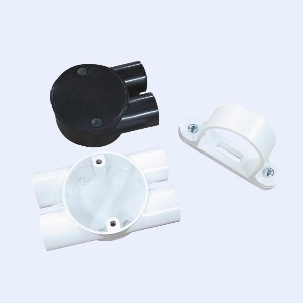 O acoplador 20mm do cinza UPVC para o ponto baixo da canalização do Pvc fuma o halogênio zero