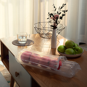 Inflated Wine Bottle Protector Bags, Sleeves Glass Travel Transport, Air Filled Column, Leakproof Cushioning