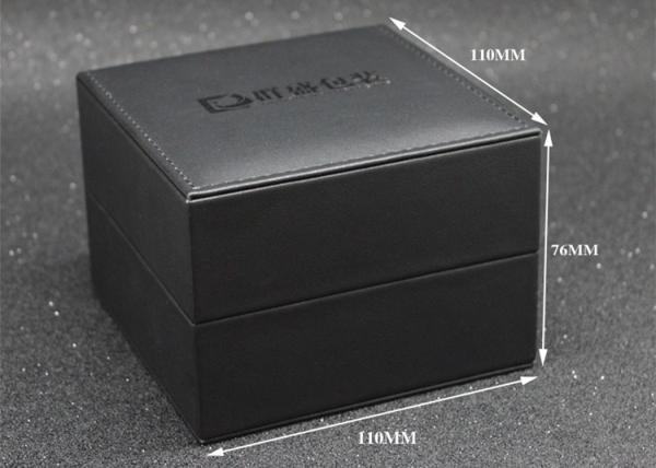 Custom Luxury Mens Watch Box Leather Watch Storage Case Environmentally Friendly