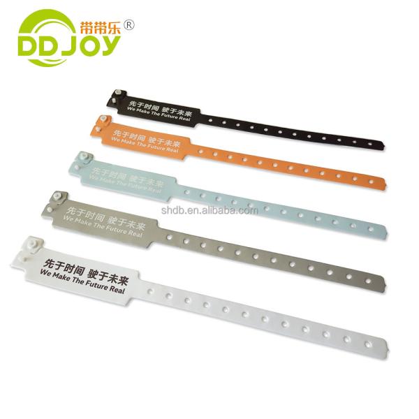 Waterproof Custom Printed PVC/Vinyl Identification Wristband for Event Identification