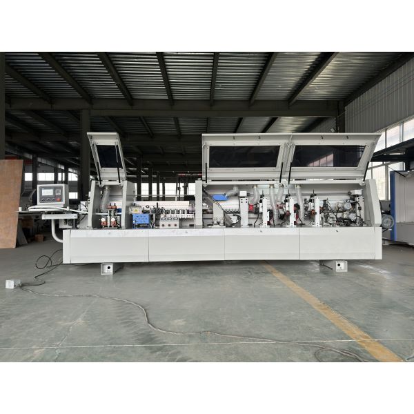 Professional Automatic Edge Banding Machine with Encoder-Driven Coordination, Dual-Cutter Pre-Milling, and Uniform Hot-Melt Spreading for Woodworking