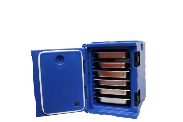 Front Loading Insulated Pan Carrier To Keep Food Hot Polyethylene Nylon