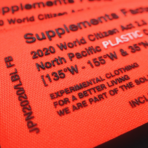 Подгонянный экран логотипа 100% полиэстер 3D печатая ярлыки одежды