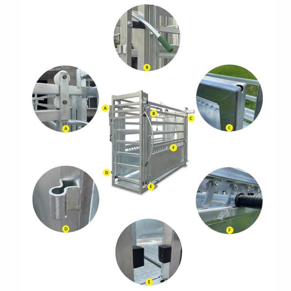 Compact Design Cattle Crushing Machine Allowing Easy Installation and Space Saving in Livestock Processing Environments