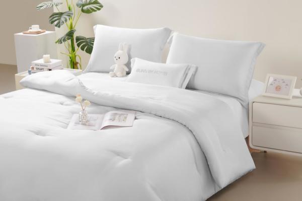 OEM Tencel Lyocell Comforter Set White Comfortable Twin Comforter Sets