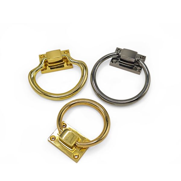 Minimalist Style Cabinet Pulls Round Ring Door Handles Furniture Hardware Accessories for Cabinet Doors and Drawers
