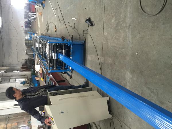 Rain Gutters Installation Downspout Roll Forming Machine TUV Approval