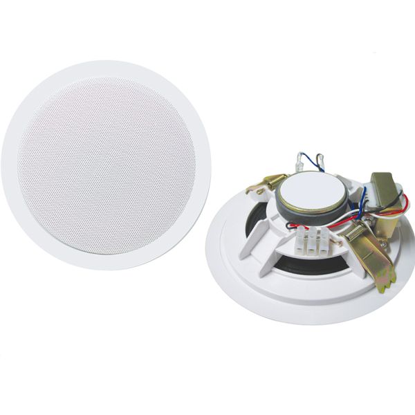 10W 100V 8-inch Ceiling Speaker ABS Plastic PA System Economical Wholesale Price