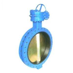 Cast Iron Centerline Butterfly Valves , ISO 5211 U Type Flanged Butterfly Valve