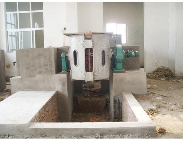 Industrial Non Ferrous Metal Smelting Furnace 250KG Medium Frequency Induction Furnace