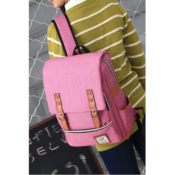 New design 2018 wholesale student laptop backpack popular canvas student backpack bag