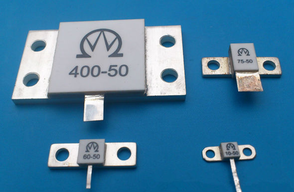 RIG42 800W 50Ω High Power Ceramic RF Resistor with Flange Mount for Stable Performance