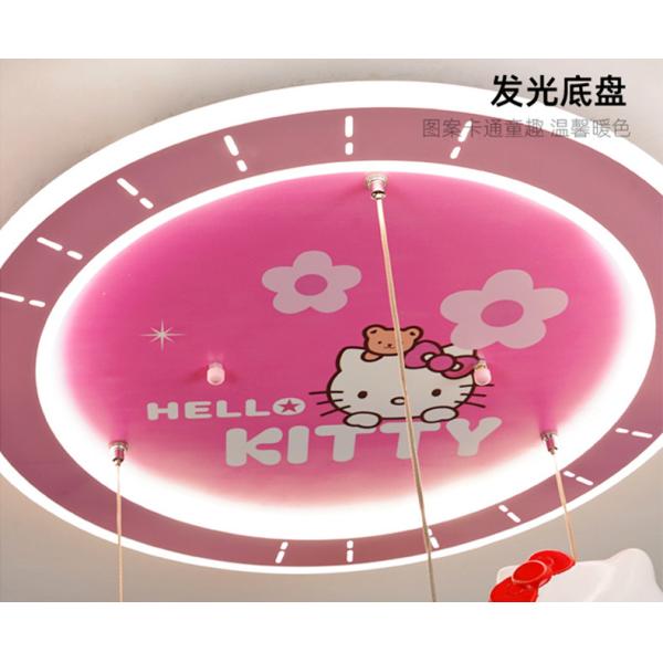 Pink Chandelier Girl room Baby hello kitty room light(WH-MA-183)