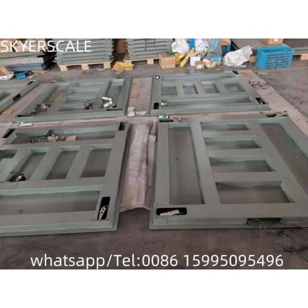 Heavy Duty Floor Scale 1.2x1.5m Platform Weighing Scales Carbon Steel 3000kg