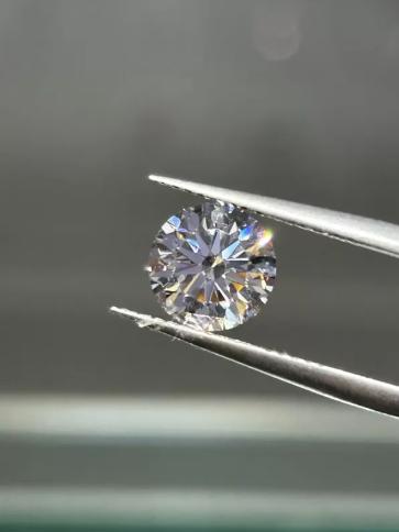 1ct Round DEF VVS Lab Grown Diamond Necklace PT950