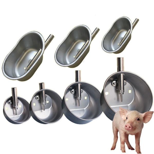 Automatic Piglet Feeding Bowl Round Oval Shape