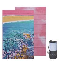 A extra grande lixa a toalha de praia livre de Microfiber da ressaca de Packable com Mesh Bag
