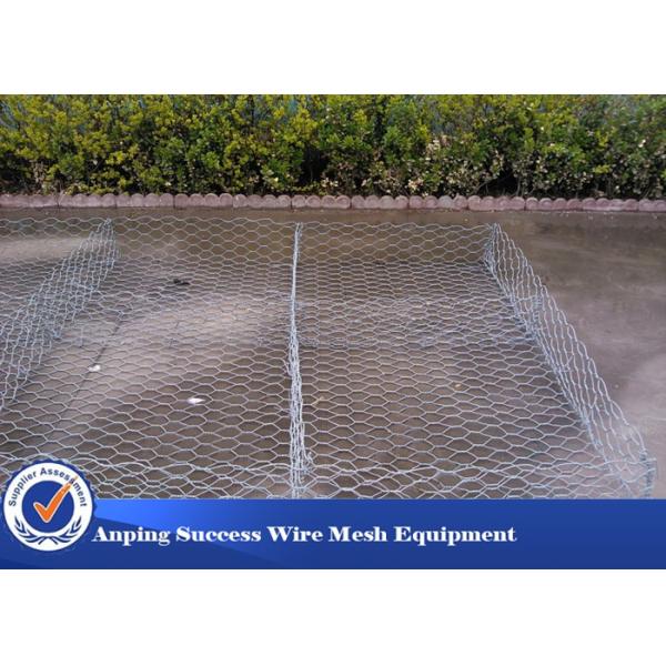 Окружающая среда защищая плетение провода 8x10Mm подпорной стенки Gabion шестиугольное