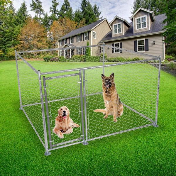 Dog Cage Dog Kennel Cover Weathergard large all Season Run Roof Perfect Fit outdoor Cages and Pens 2x2x1.6m