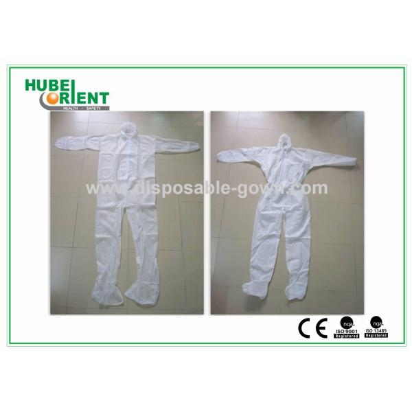 Синие дышащие одноразовые комбинезоны Tyvek с капюшоном для лабораторий или больниц