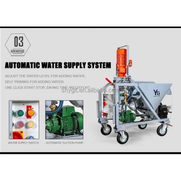 High Pressure Cement Mortar Spray Machine 35L/Min Flow Gypsum Wall Plaster Machine