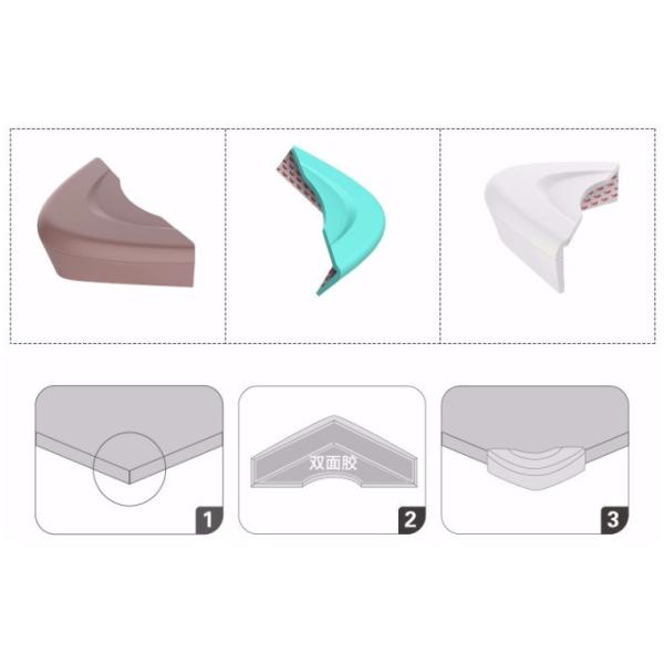 Kids Products Baby Safety Corner Guards Crescent Silicone Collision Angle Protector Corner Guard