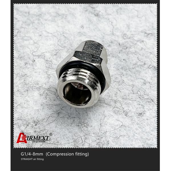 Straight Stainless Steel Quick Connect Air Fittings G1/4-8mm