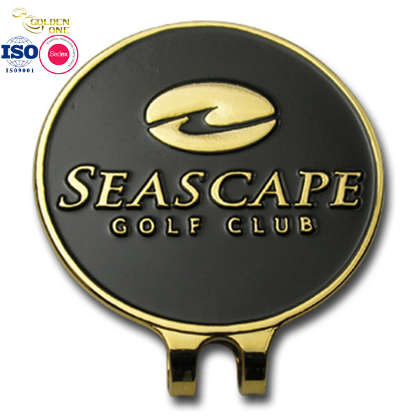 Iron Blank Golf Divot Tool Ball Mark Holder Round Golf Hat Clip