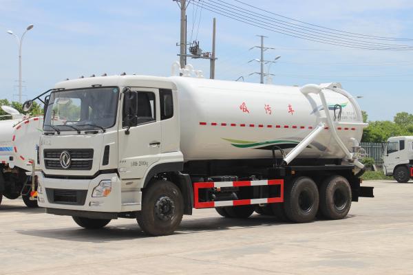 Waste Management Sanitation Cleaning Truck Diesel City Sewage Suction Truck