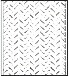 Diamond Grooved Granulated Pattern Chevron Conveyor Rubber Belt