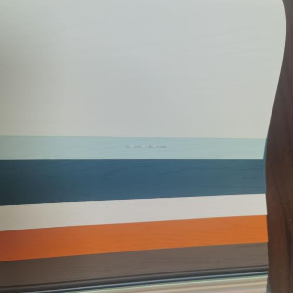 Film plastifié en PVC graphique beige orange film adhésif en PVC antimoisi