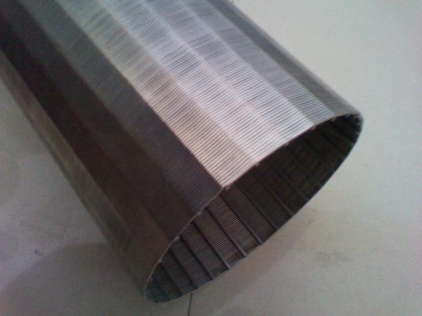 OD 126mm Continuous Slot Screen Stainless Steel AISI 316 Tube
