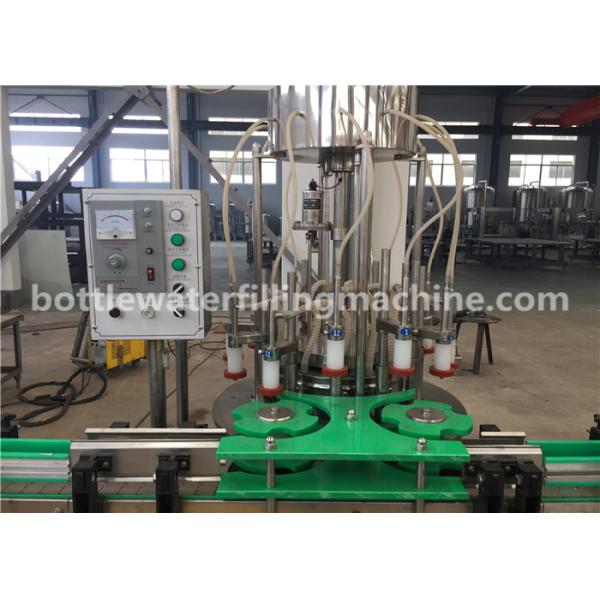 Juice / Milk Beverage Filling Machine , Aluminum Can Filling Sealing Machine