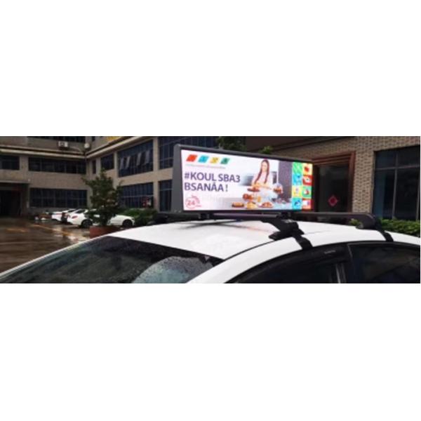 Водонепроницаемая небольшая машина такси крыша рекламный светодиодный дисплей 960 мм х 320 мм такси верхний светодиодный экран