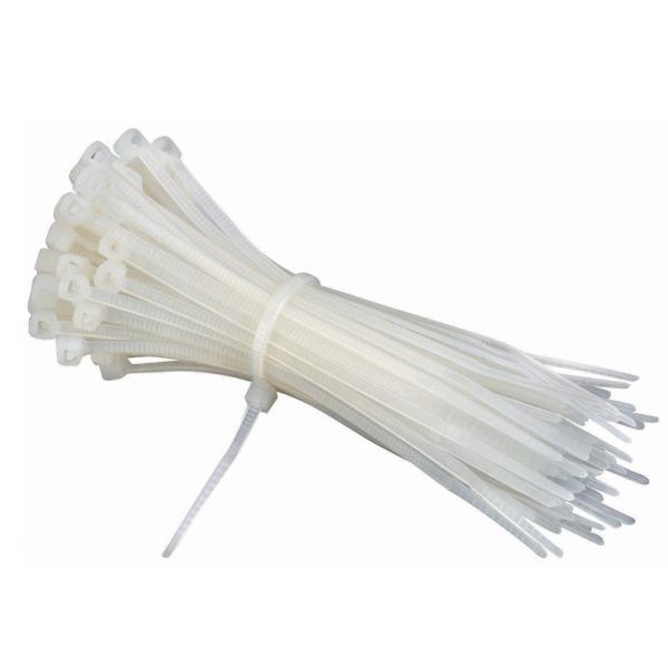 Self-locking White Heavy Duty Plastic Nylon 66 Cable Ties