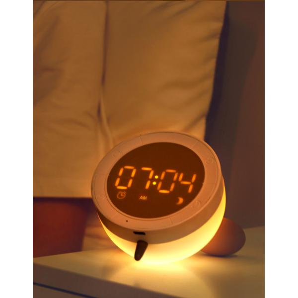 Lâmpada de brinquedo de silicone com silicone suave e 7 cores mudando