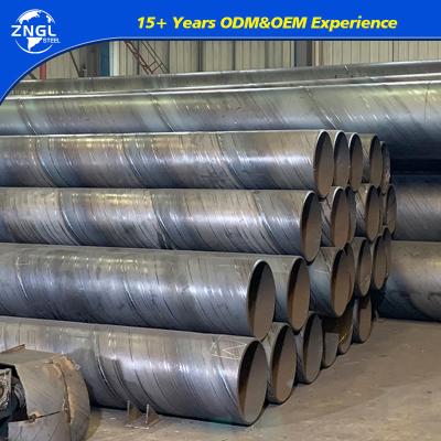 Tubes en acier galvanisé SSAW 609 mm Tubes en acier au carbone pour pipelines de pétrole et de gaz