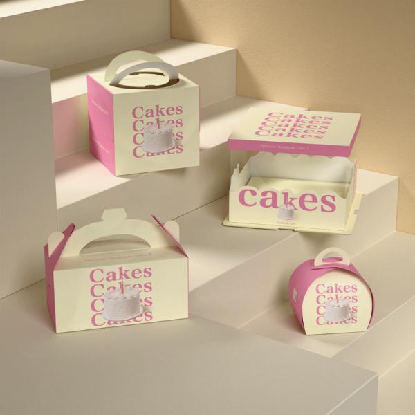 Custom Printed Cake Roll Packaging Box - Eco-Friendly Kraft Paper