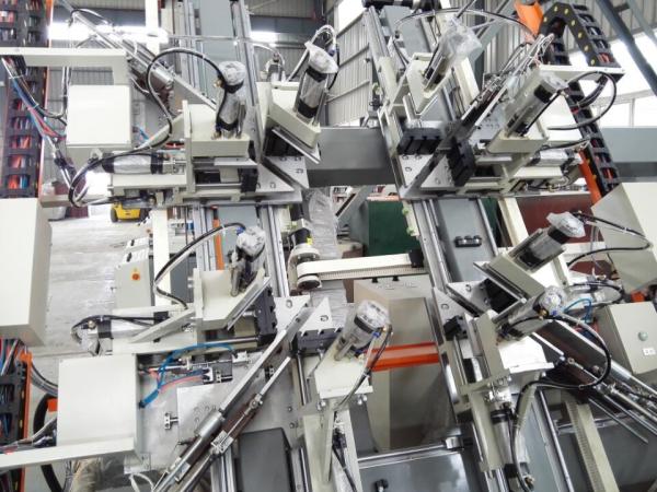 Cnc UPVC Window Machine / Four Point Welding Machine For Pvc Window , Stable Operation