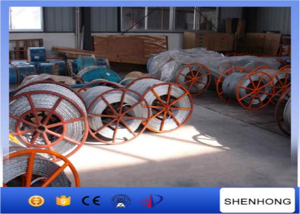 300KN Breaking Load Anti Twist Wire Rope , Hot Dip Galvanised Steel Wire Rope
