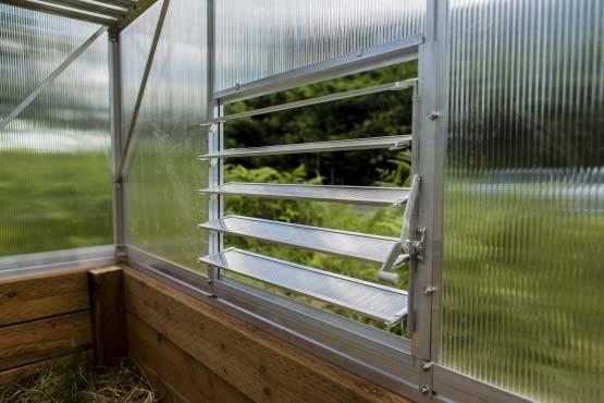 Customized Polycarbonate Sheet Greenhouse With Light Dep Wet Curtain