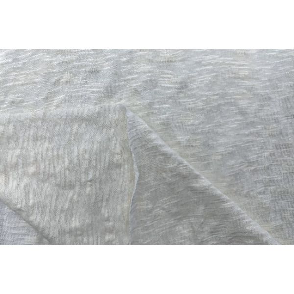 Clothing Shirt 100% Linen Slub Fabric Lightweight Plain Weave Fabric