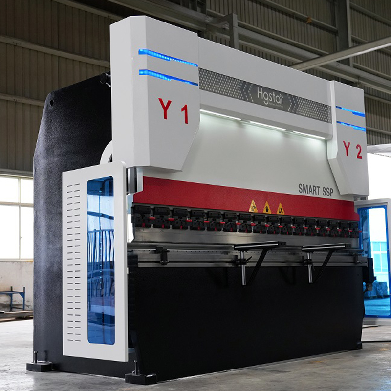 Large Tonnage Hydraulic Bending Machine 8+1 Axis CNC Press Brake 100T 400T Long Bed Steel Forming