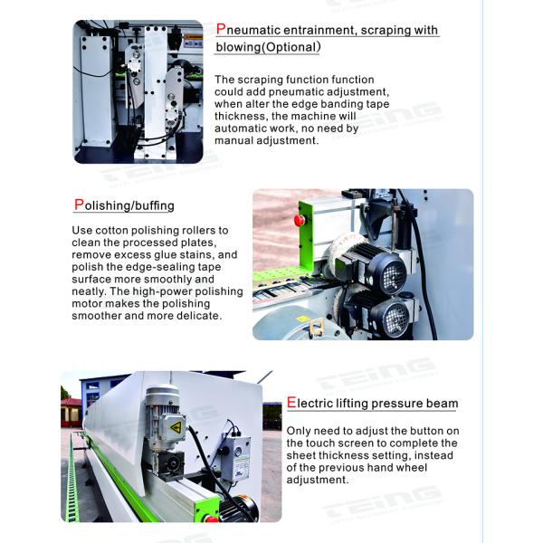 SKDT530 Woodworking Edge Bander Machine with Automatic Operation and Double Trimming