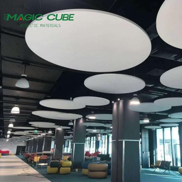 Tecelagem acústica de lã de fibra de vidro para design moderno e ambientalmente consciente