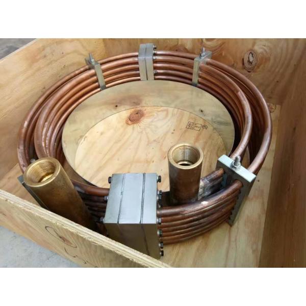 Медной маслянный охладитель масла для подшипников никеля толкнутый трубкой для турбины и генератора